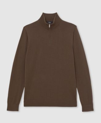 Men's Merino Wool Half-Zip Sweater