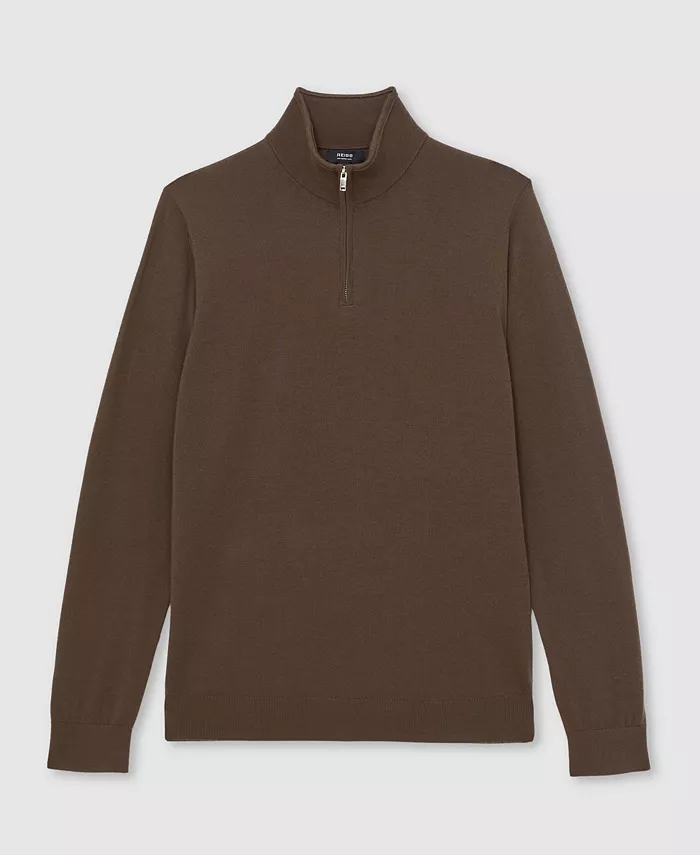 Men's Merino Wool Half-Zip Sweater - thumbnail 2
