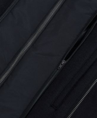 Men's Wool-Blend Gilet-Insert Coat