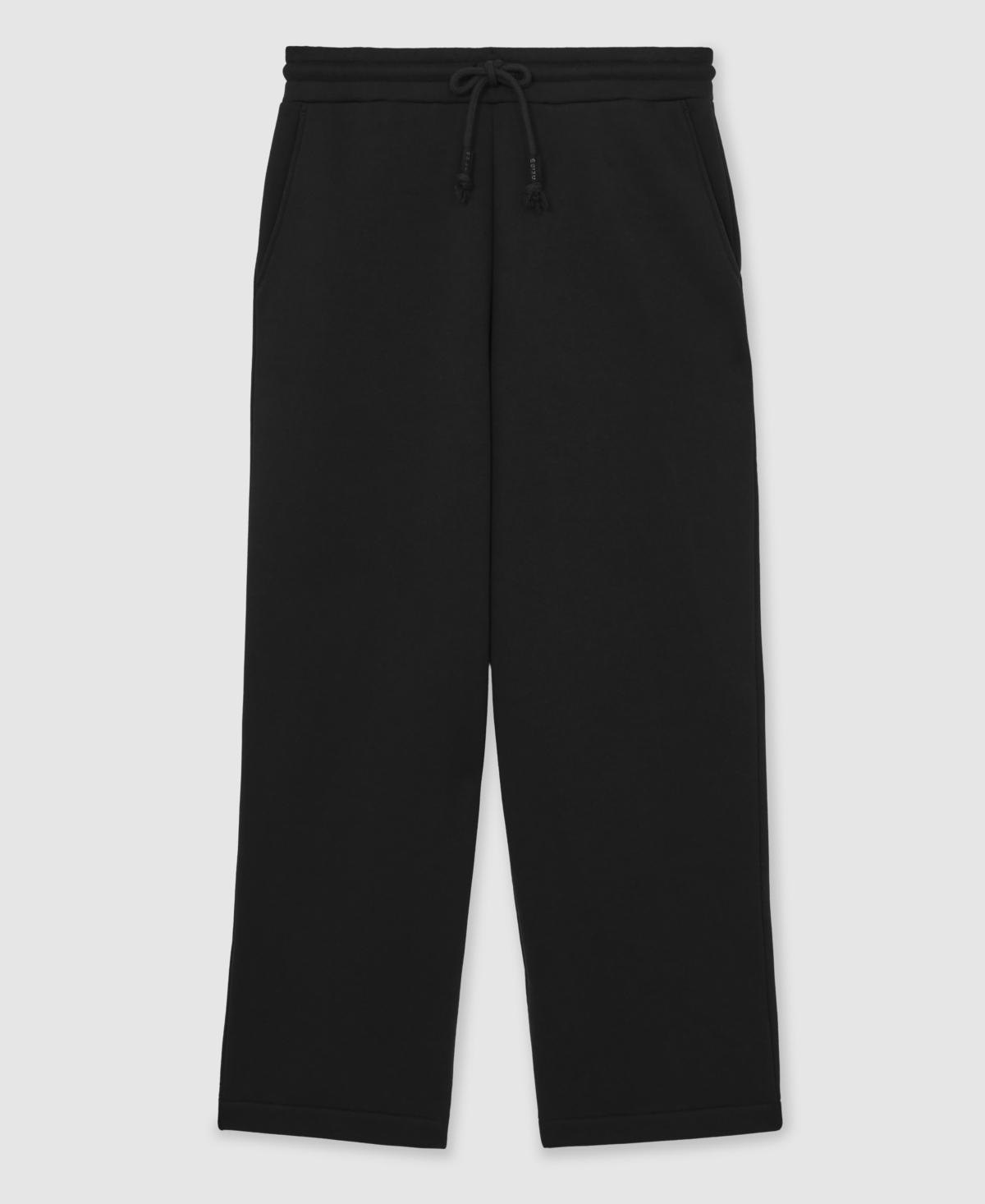 Reiss Monterey Jersey Fleece Back Joggers In Black