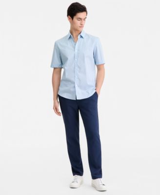 Men's Thomas Short-Sleeve Cotton Geo Shirt, Macy's Exclusive