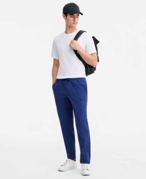 Мужские брюки Alfani Alfatech Commuter Jogger, цвет: Синий