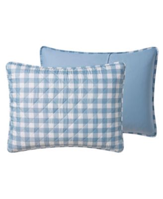 Gingham Microfiber 2-Pc. Quilt Set, Twin