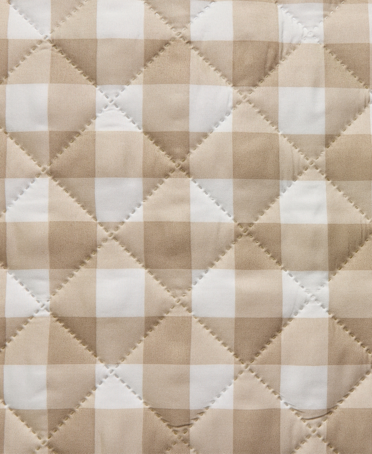 Vcny Home Gingham Microfiber 3-Pc. Quilt Set