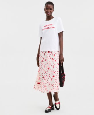 On 34th - Women's Embellished Pull-On Midi Skirt