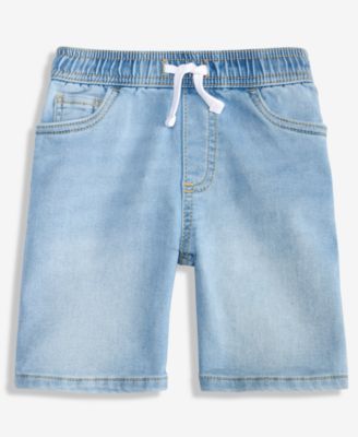 Boys 12M-5T Fulton Knit Denim Shorts, Macy's Exclusive