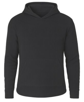 Men's Waffle Knit Thermal Pull-On Hoodie