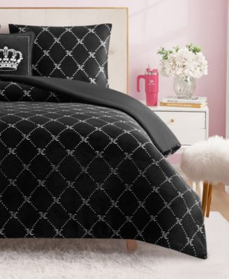 Plush Reversible Trellis Link 3-Pc. Comforter Set, Twin/Twin XL