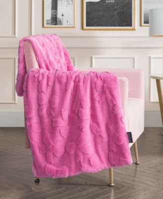 Faux Fur Throw, 50" x 70"