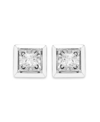 Diamond Stud Earrings (1/4 ct. t.w.) in 14k White Gold