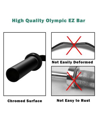 48 Inch Phosphate Steel Fitness Equipment Bar