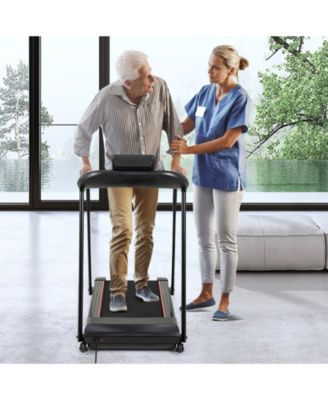 2.5 HP Walking Treadmill with Long Handrails for Seniors