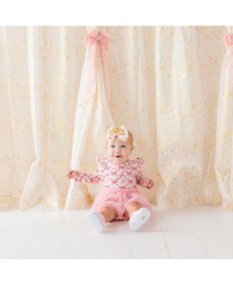 Baby Girls Princess Coquette Long Sleeve Tutu Bodysuit