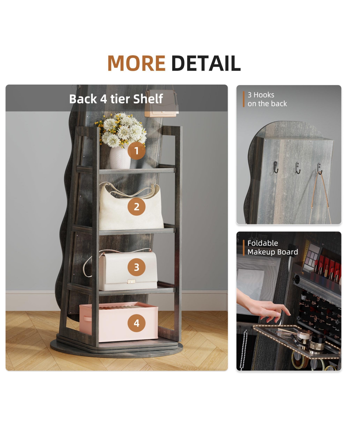 Vlsrka Hollywood Led Full Length Mirror