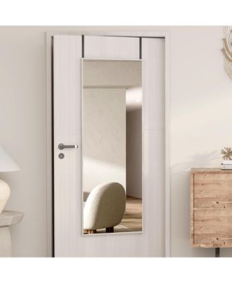 47" Wall & Door Mounted Full-Length Mirror, Slim Design
