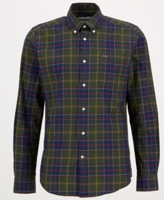 Men's Wetherham Tailored-Fit Tartan Shirt