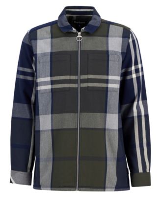 Men's Lannich Tailored-Fit Tartan Overshirt