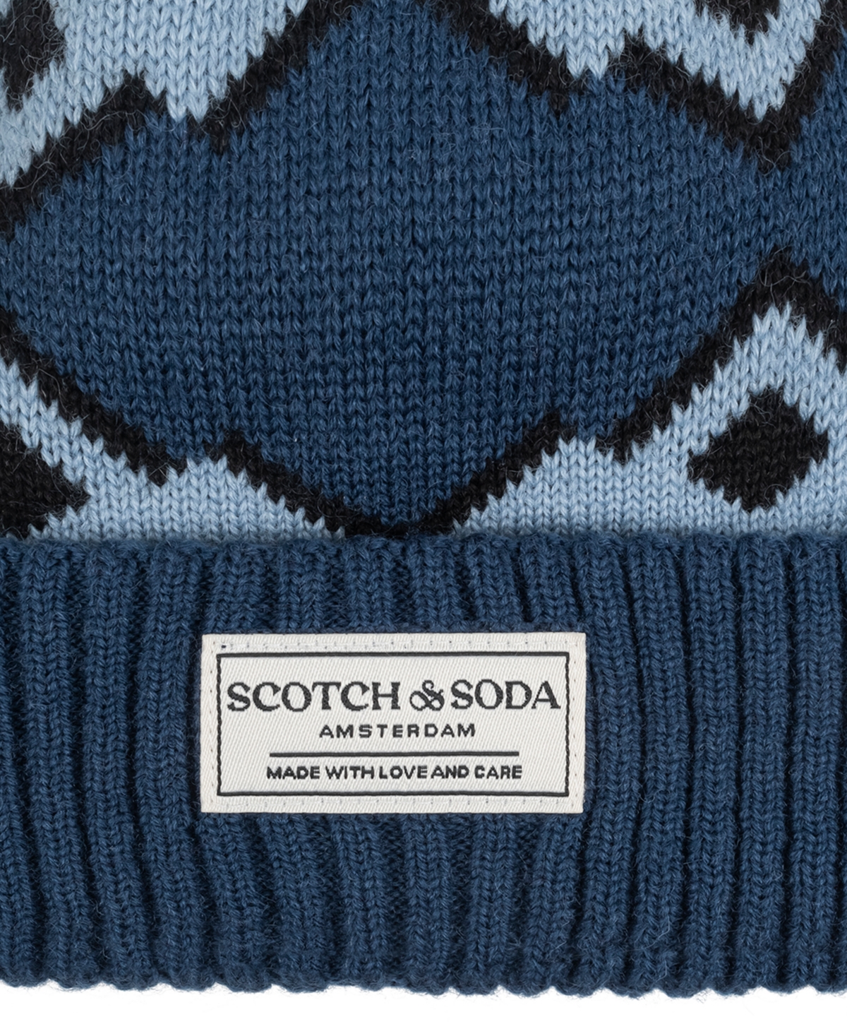 Scotch & Soda Men's Fair Isle Cuff Beanie
