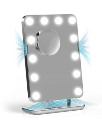 Sharper Image - SpaStudio Hollywood Tiltable Vanity Mirror