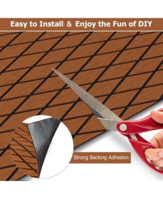 EVA Foam Boat Decking Sheet with Diamond Shape for Boat Surfboard