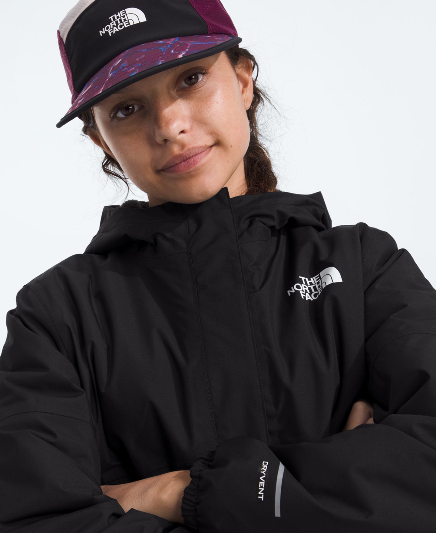 Куртка The North Face Warm Antora Rain Jacket для девочек, цвет: Чёрный — фото 8