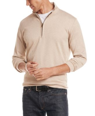 Men's Long-Sleeve Mixy Quarter Zip Sweater