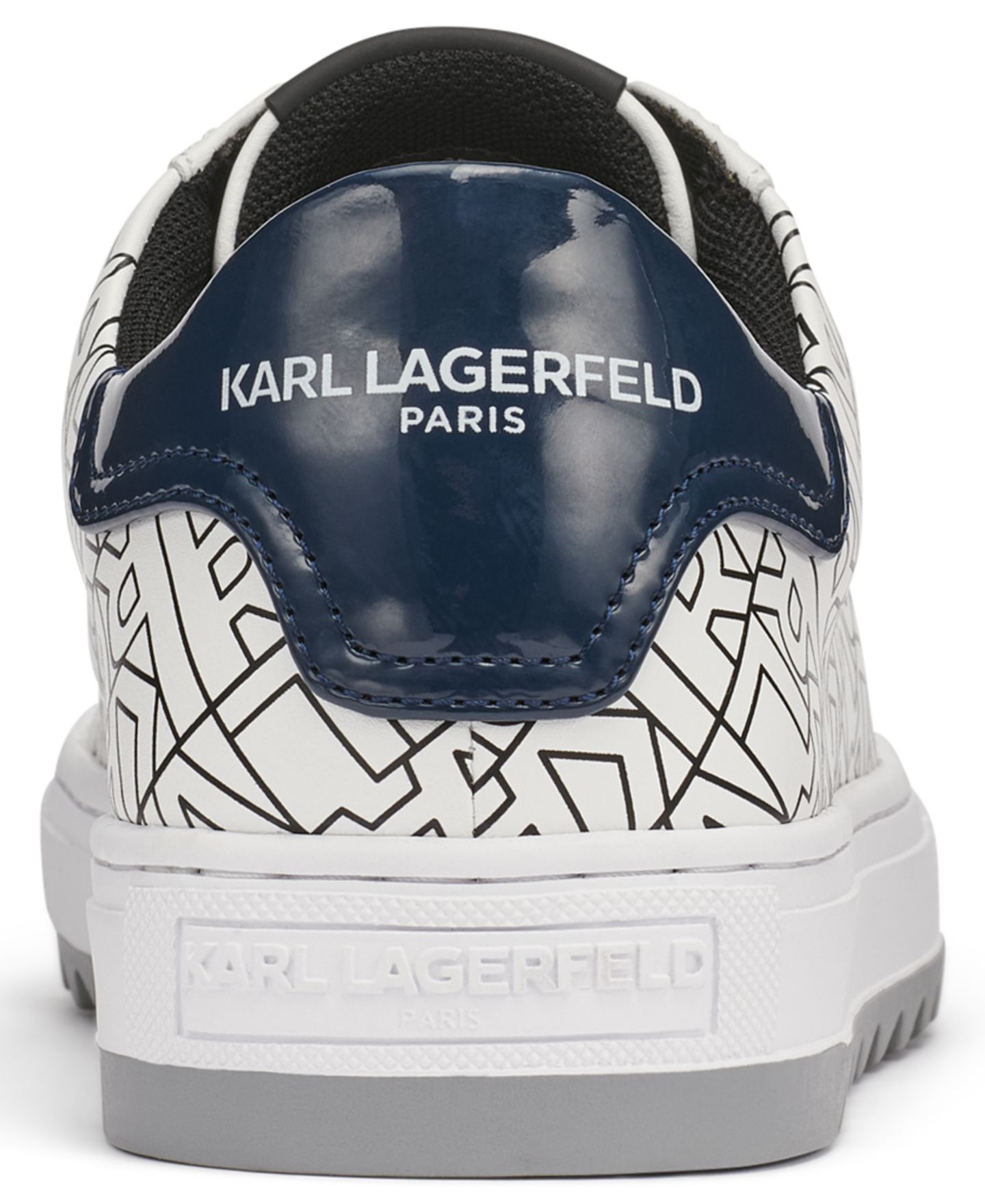 Мужские кроссовки KARL LAGERFELD PARIS Leather Detailing, цвет: Белый — фото 3