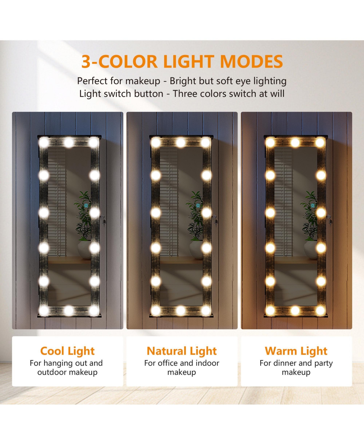 Vlsrka Color Block Full Length Mirror