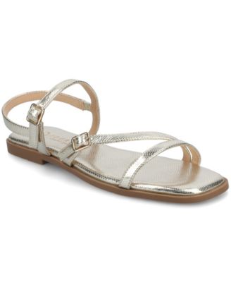 Women's Brianna Asymmetrical Strappy Flat Sandals