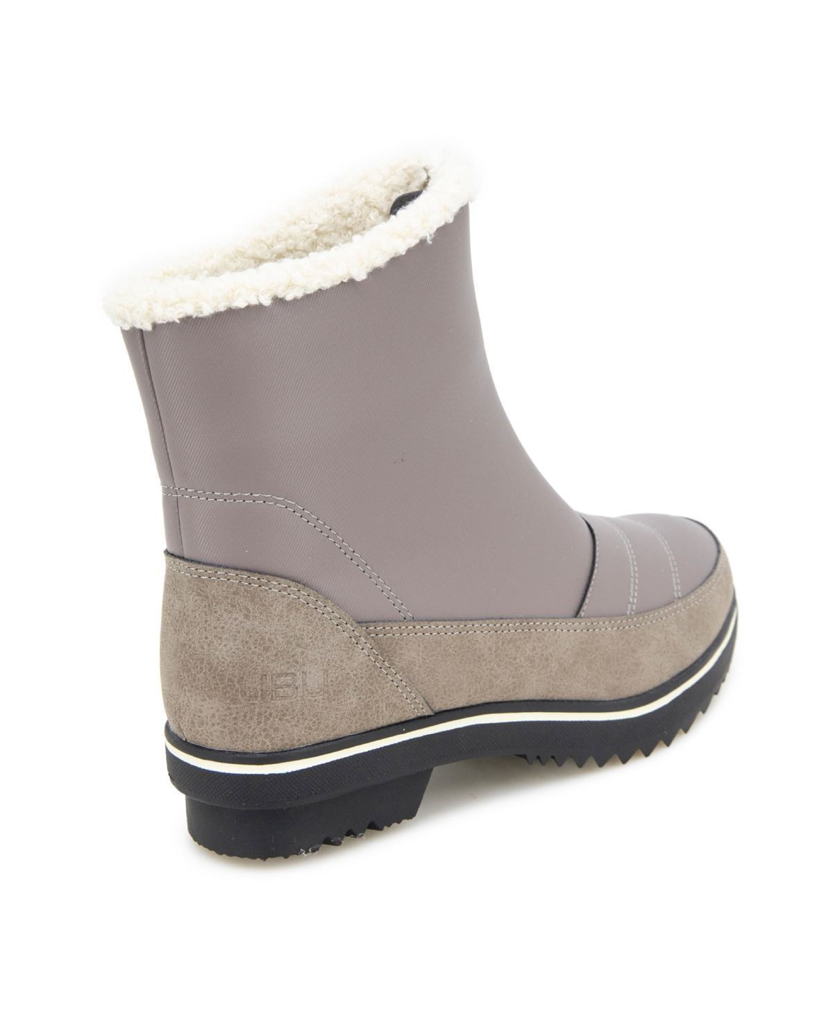 Jbu Women's Snowbound Encore Zip Front Cold-weather Boots In Brown