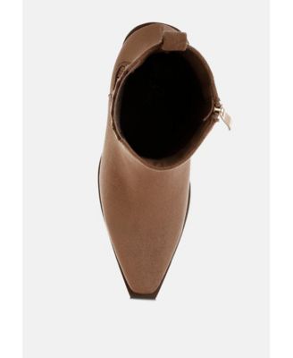 Womens Lording High Ankle Microfiber Chelsea Boots