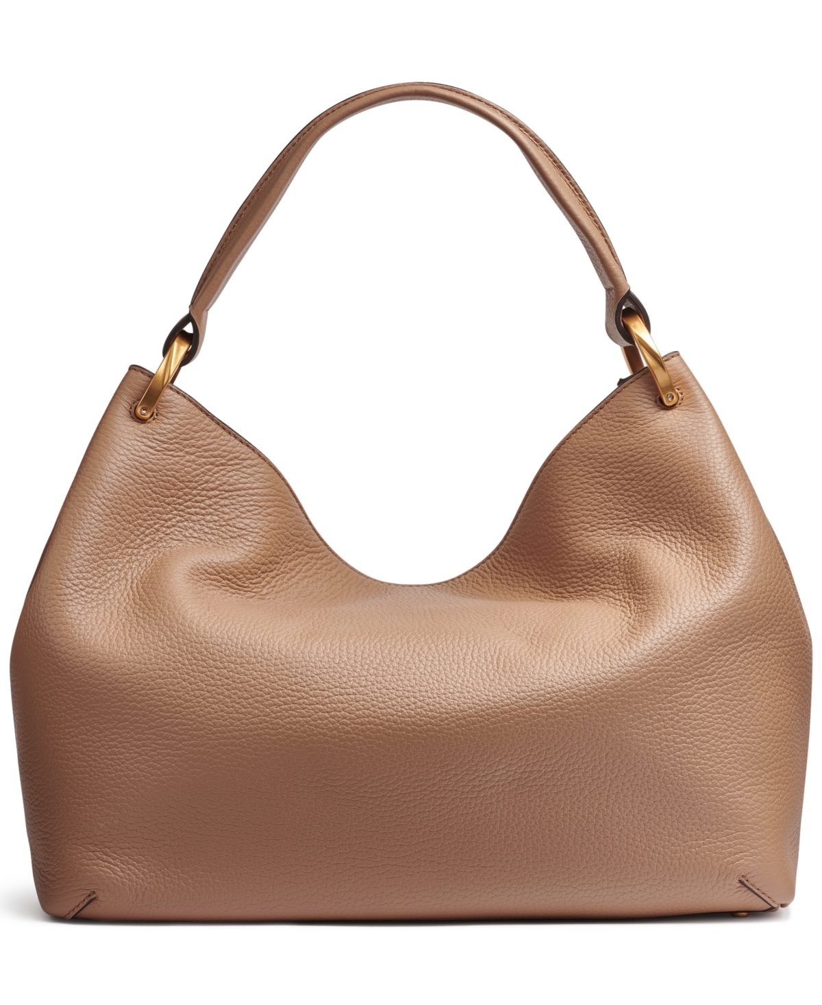 Donna Karan New York Glenwood Leather Shoulder with Tassel Detail