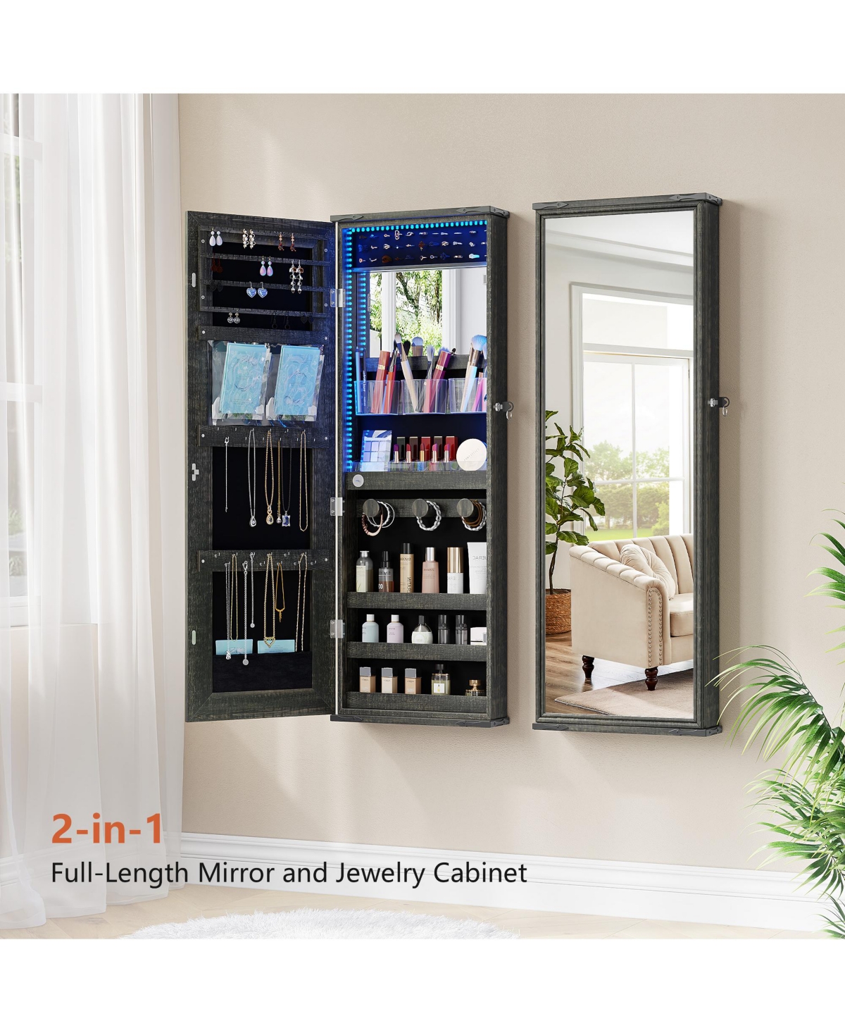 Vlsrka Rgb Led Full Length Mirror