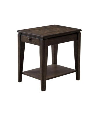 18"" x 24"" Chairside Table in Brushed Mango