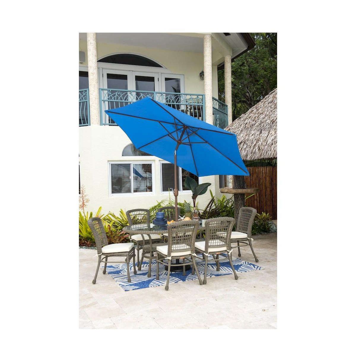 Panama Jack Outdoor Panama Jack Teal 9 Ft Alum Patio Umbrella W/Crank