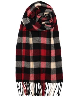 Men's Woolen Plaid Scarf