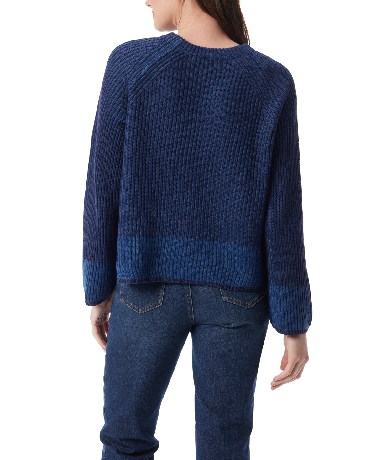 Gloria Vanderbilt Women's Round Neck Sweater In Blue