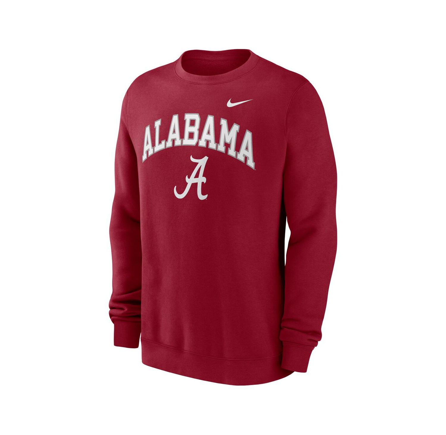 Men's Crimson Alabama Crimson Tide Arch Pullover Sweatshirt