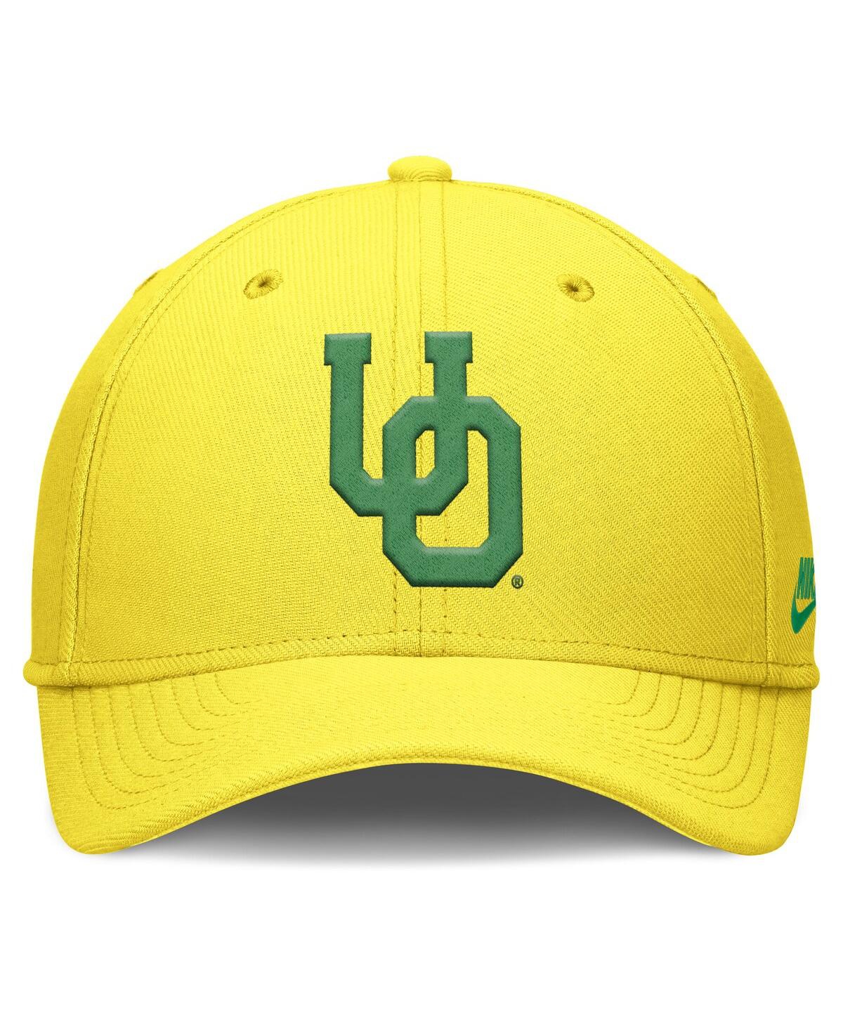 Nike Men's Yellow Oregon Ducks Rise Academic Dri-fit Flex Hat