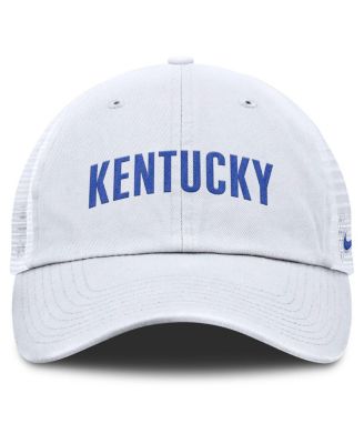 Men's White Kentucky Wildcats Club Campus Trucker Adjustable Hat