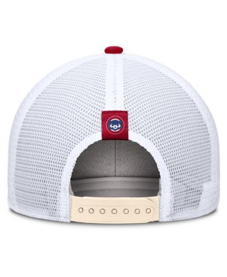 Men's Natural Chicago Cubs Cooperstown Collection Dri-FIT Rise Trucker Adjustable Hat