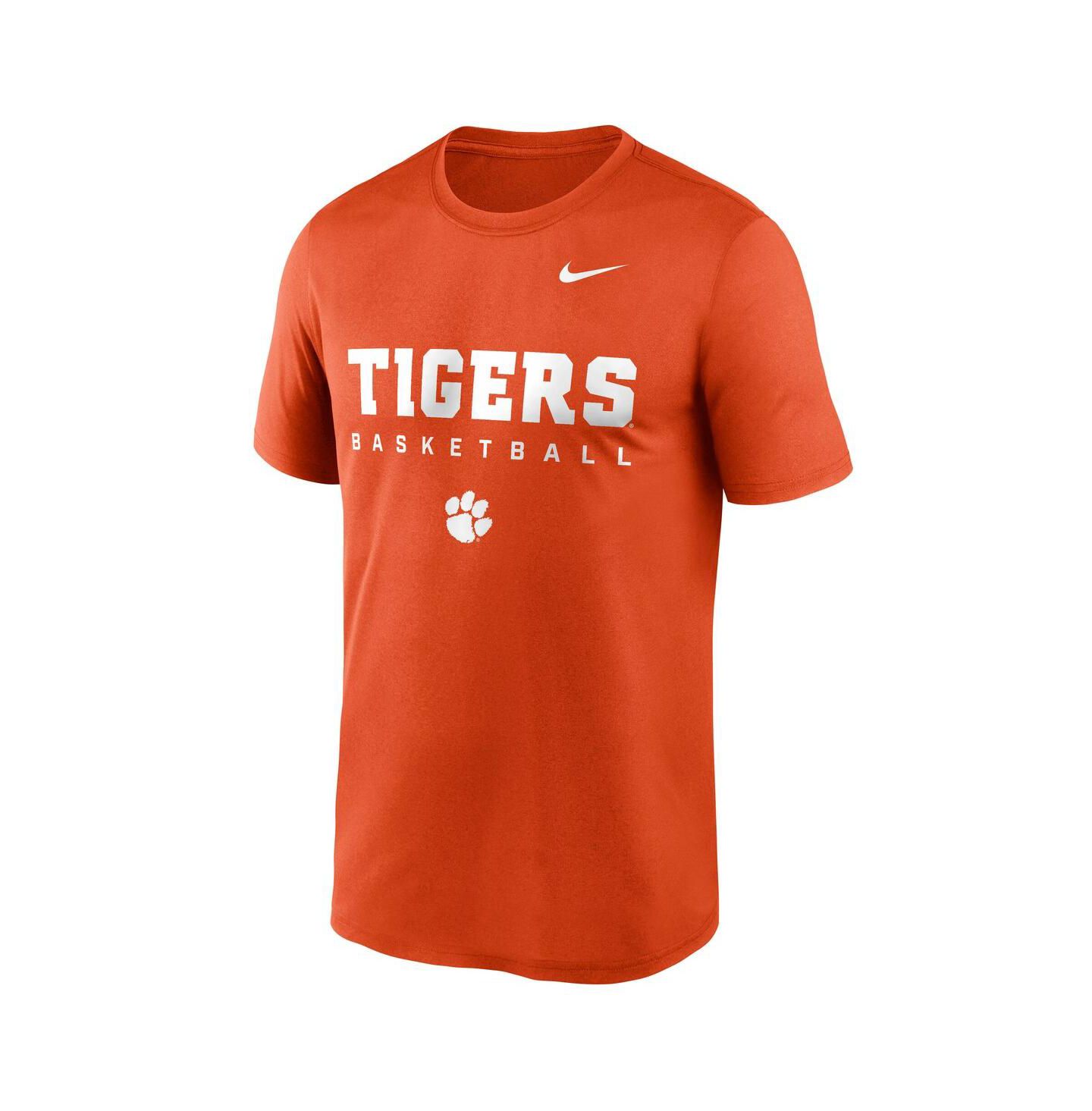 Мужская футболка Nike Orange Clemson Tigers 2025 Courtside Basketball Legend Dri-FIT — фото 2