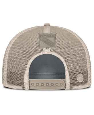 Women's Tan New York Rangers Authentic Pro Road Trucker Adjustable Hat