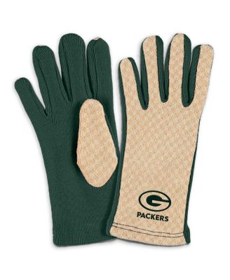 Women's Green Bay Packers Tonal Microcheck Scarf Glove Set