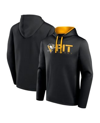 Logo Athletic - Men's Black Pittsburgh Penguins Head Start Pullover Hoodie
