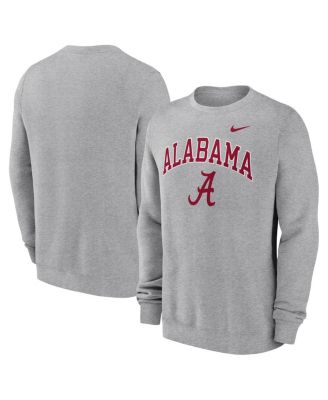 Nike - Men's Gray Alabama Crimson Tide Arch Pullover Sweatshirt