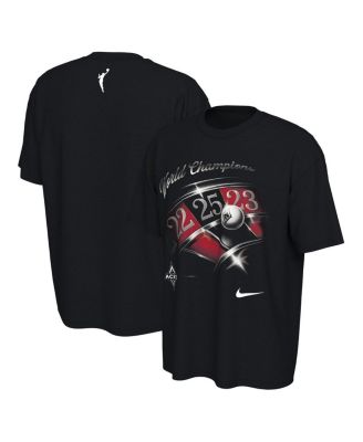 Nike - Men's and Women's Black Las Vegas Aces 2025 WNBA Finals Champions Celebration Elevated Premium T-Shirt