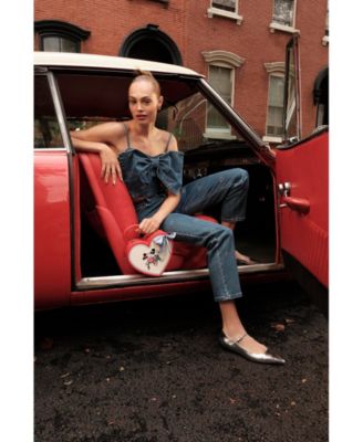 Plus Size Straight-Leg Jeans Embellished with Crystals by Swarovski&reg;, Macy's Exclusive