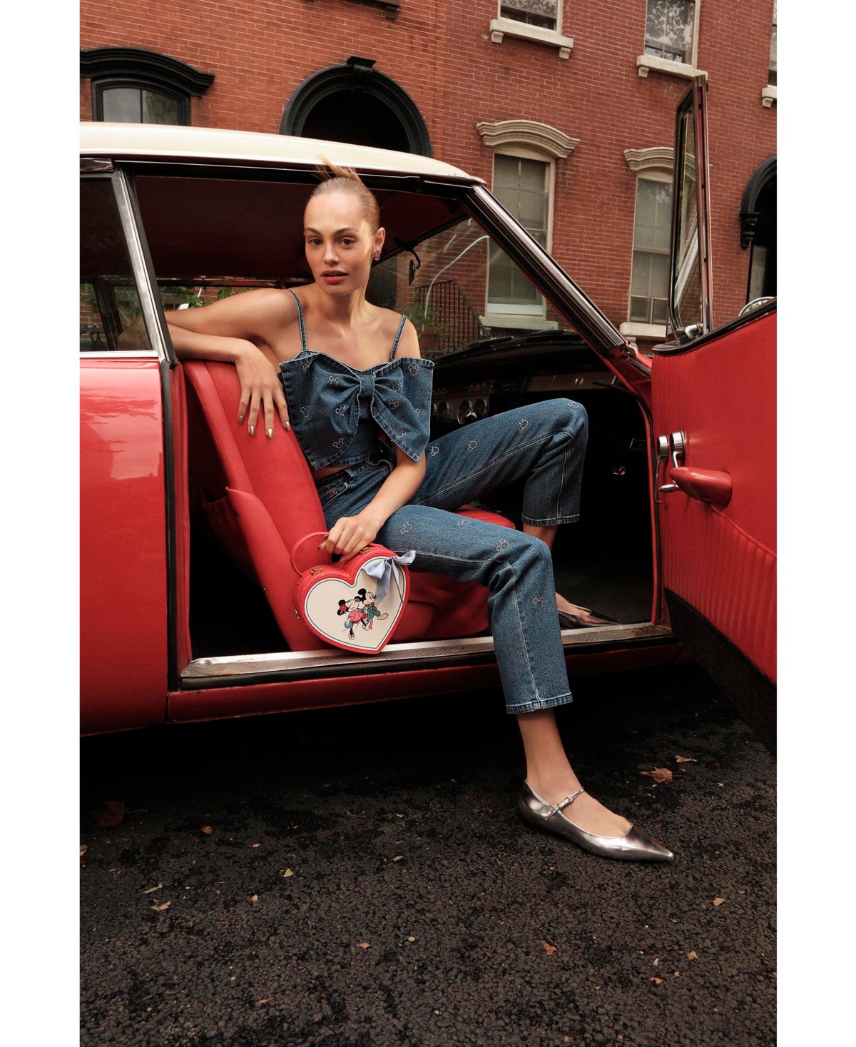 Disney | Macy's Plus Straight-Leg Jeans Embellished with Crystals by Swarovski, Exclusive