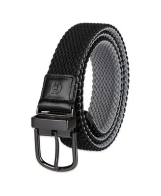 Men's Two-in-One Reversible Braided Stretch Belt